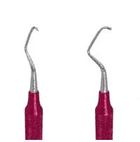 American Eagle #9/10 Gracey Curette with 3/8" EagleLite Resin Red Handle