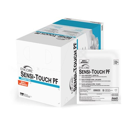 ENCORE Sensi-Touch PF Latex Surgical Gloves: Size 9, Sterile, Powder-Free