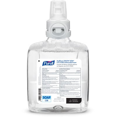 Purell Healthcare Healthy Soap 0.5% PCMX Antimicrobial Foam 2x1200ml Refill CS8