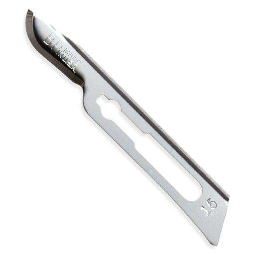 Bard Parker #15 Non-Sterile Carbon Steel Blades with BD Rib-Back Design, Case