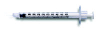 BD 1/2 ml Lo-Dose U-100 Insulin Syringe With 28 G x 1/2" Micro-Fine IV