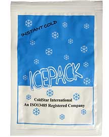 Coldstar Single-Use Instant Non-insulated Cold Packs, Standard 6" x 9", 24/Box
