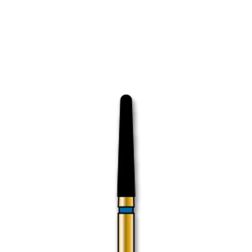 Alpen FG #850-10.018 Super Coarse Grit, Long Round End Taper Diamond Bur