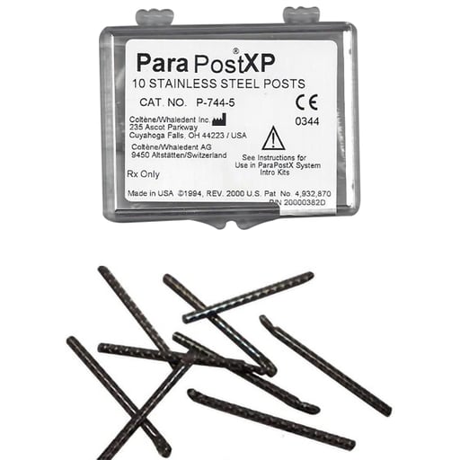 ParaPost XP P744-5 red .050" (1.25mm) stainless steel post, 10 post refill