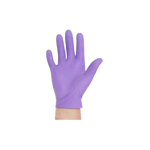 Purple Nitrile Sterile Powder-Free Gloves, Medium, 50 Pairs/Box