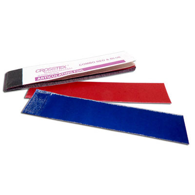 Crosstex Articulating Foil, Red 2 side, 0.0005"/12 microns, 12 books of 25