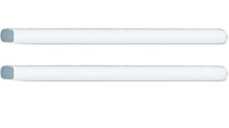 Crosstex Non-Vented Plastic High Volume Evacuation Tips, White. Case of 1000