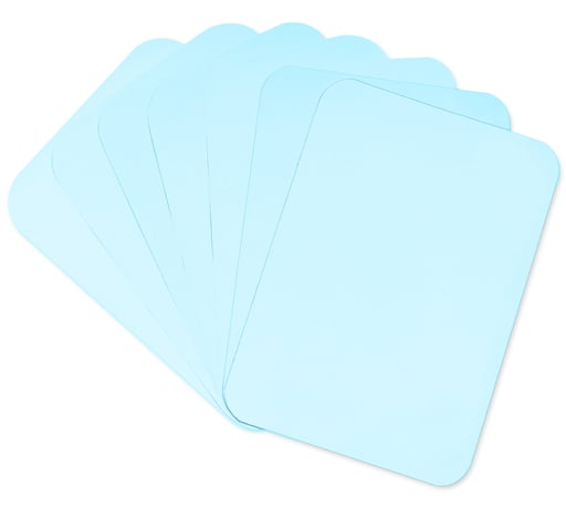 Crosstex 9" x 13-1/2" Midwest "E" - Blue Heavyweight Paper Tray Cover, Box