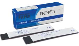 Prehma Articulating Paper Blue X-Thin, 76.20 microns, 12 books x 12 sheets