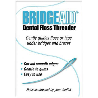 BridgeAid Dental Floss Threader, 1000 per box