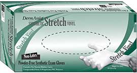 DermAssist Stretch Vinyl PVC Vinyl Synthetic glove: Non-Sterile, Powder-Free