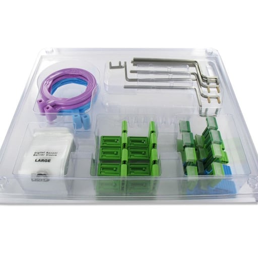 Sensibles Deluxe Kit With Bite Wing: 6 Large & 10 medium bite blocks; 2
