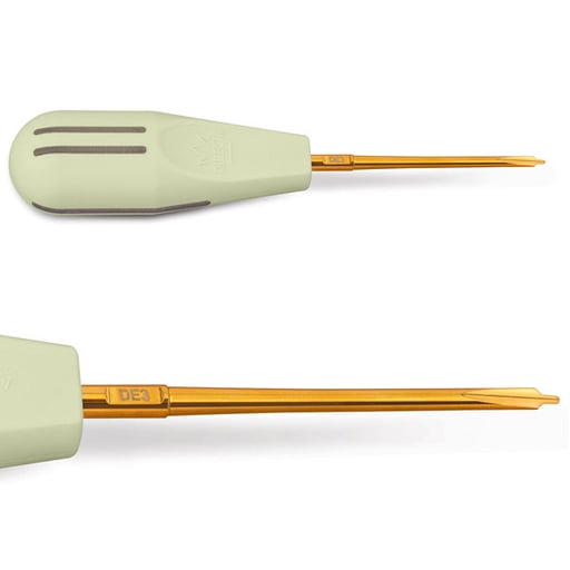 Luxator Titanium 3mm/1.5mm Dual Edge Straight. Luxator Periotomes are specially