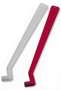 Zenith Brush Tips Handle 2/Pk. Rigid plastic for repeated autoclaving. Accepts