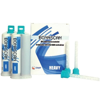 BonaScan VPS Impression Material, HEAVY Body FAST Set, 4 x 50 mL Cartridges