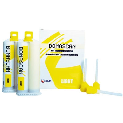 BonaScan VPS Impression Material, LIGHT Body FAST Set, 4 x 50 mL Cartridges