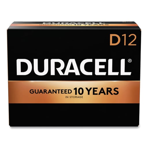 DURACELL Battery, Alkaline, Size D, 72 per case(UPC# 01301)
