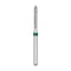 Two Striper FG #250.8 Coarse Diamond Bur, Bevel-End Cylinder. Pack of 5