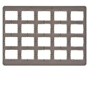 GreyLight Film Mounts Plastic/Grey 20 Window Horizontal, Size 2, box of 100