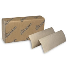 Envision Multi-Fold Paper Towels, Brown, Economical, 9.2" x 9.4". 250 Sheets
