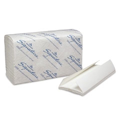 Signature 2-Ply Premium C-Fold Paper Towel, White 10.1" x 13.2", Case of 1440 Towels