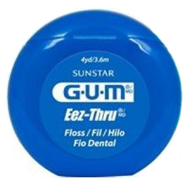 GUM Eez-Thru Floss Plain 4 yd 144/Bx. Made from a special PTFE material