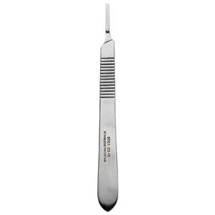 Myco Medical #3 Bard Parker Style Stainless Steel Blade Handle, Fits Blade