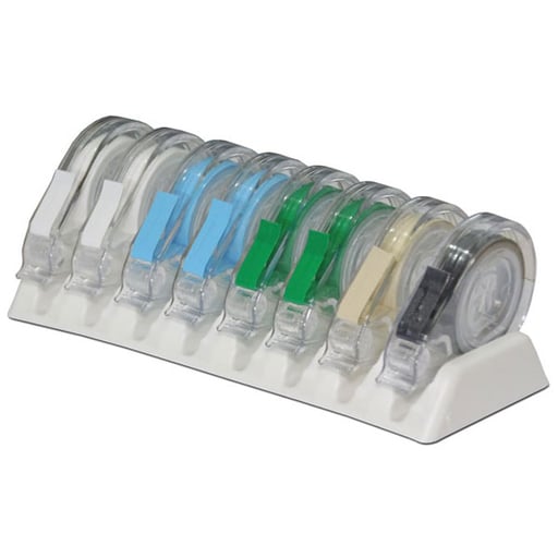 E-Z ID Instrument Tape System - CLASSIC Kit. Contains 8 - 3 ft. Rolls, 2