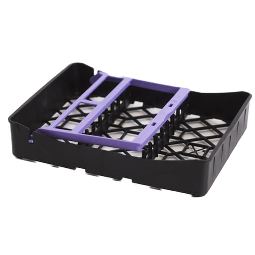 PractiPal Half Tray with Lilac Clamp - 1 Set. Contain one half tray
