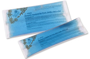Jack Frost Extra Small 2-1/2" x 5" Reusable Gel Pack - Hot or Cold