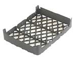 PractiPal Half Tray - Black (140x188x37 mm) Holds up to 9 instruments