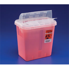 SharpStar 8 Qt. Sharps Container, Multi-Purpose with Horizontal Drop Lid