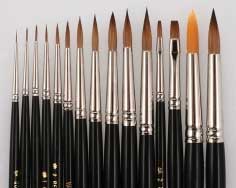 Keystone Kolinsky Brush, #2 Flat, Made with all natural Kolinsky sable, Single