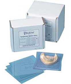 ProForm .040" Splint Material, 5" x 5" 50/Bx. Stiff clear material is ideal