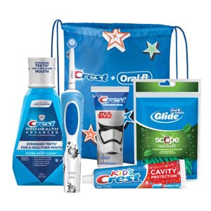 Oral-B Kids 6+ Electric System includes: Electric Toothbrush with (2) Sensitive