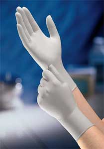 Sterling Nitrile Exam Gloves: MEDIUM 200/Bx. 9.5" length, Powder-free