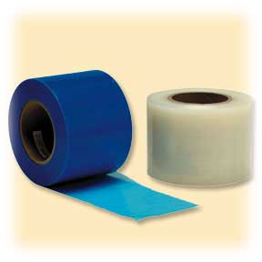 Medicom 4" x 6" Blue Barrier Film, 1200 sheets per roll. Easy to apply