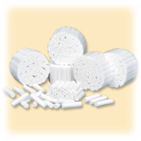 Distech Plain Wrapped Cotton Rolls 1-1/2" x 3/8", #2 Medium, 2000/Box