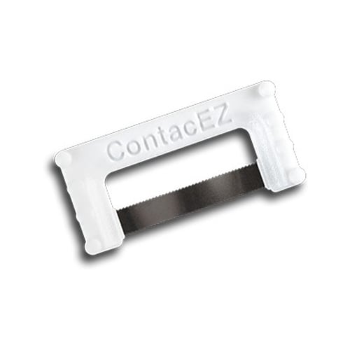 ContacEZ Restorative White Double-Serrated Strip 8/Pk. Gentle Saw