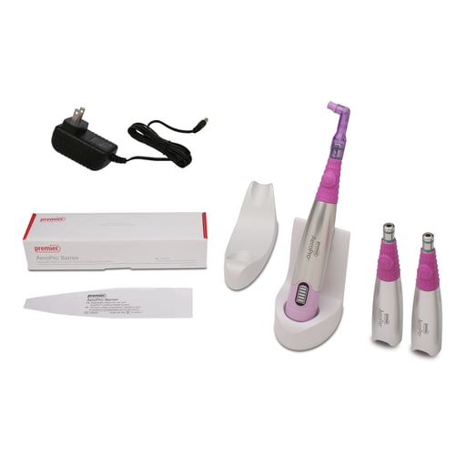 AeroPro Cordless Prophy Handpiece - Complete Package. Contains: 1 motor, 3