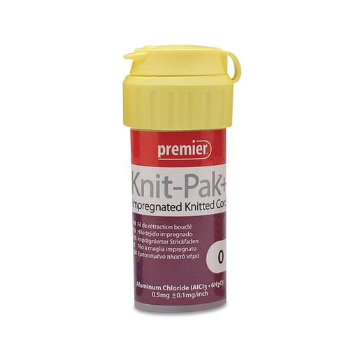 Knit-Pak+ Size 0 Aluminum Chloride Impregnated Knitted Retraction cord
