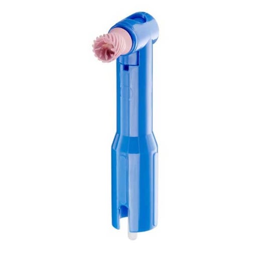 Classic Elite Flex Disposable Prophy Angle with Soft Pink Cup with Spiral