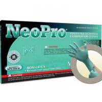 NeoPro EC Nitrile gloves: Medium, 50/Bx, Non-Sterile, Powder-Free, Textured