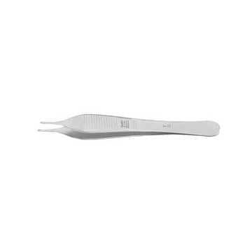 Miltex 4-3/4" Adson Tissue Forceps, 1 x 2 Teeth, Delicate