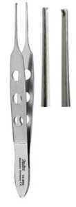 Miltex 3-3/8" Bishop-Harmon Tissue Forceps with 1 x 2 Teeth
