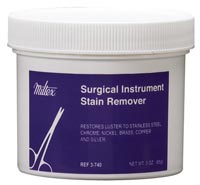 Miltex Surgical Instrument Stain Remover, case of 12 - 3 oz. plastic jars