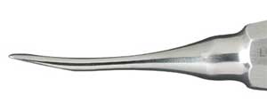 Miltex 3 mm Stainless Steel Curved Luxating Elevator, Single Instrument