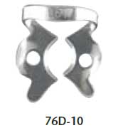 Miltex #10 Molar Winged Metal Rubber Dam Clamp, single clamp