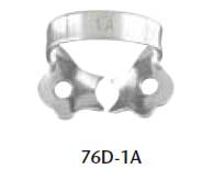 Miltex #1A Anterior Winged Metal Rubber Dam Clamp, single clamp