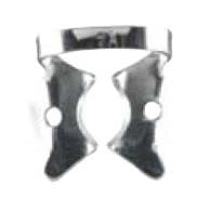 Miltex #7A Lower Molar Winged Metal Rubber Dam Clamp, single clamp
